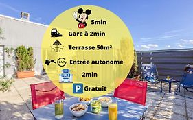 La Terrasse Disney/Gare/Centre A 3Min Parking Free